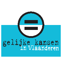 Logo Gelijke Kansen in Vlaanderen