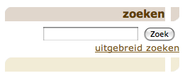 screenshot zoekbox Safari 4