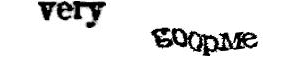 Captcha met vervormde woorden very en goopme