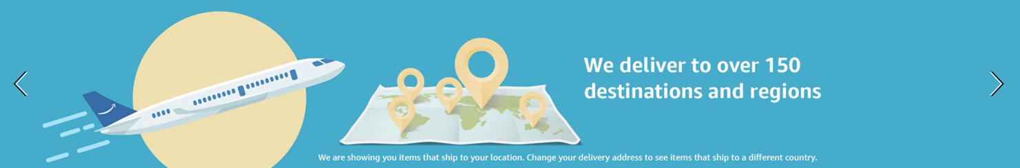 We deliver to over 150 destinations and regions. We are showing you items that ship to your location. Change you delivery address to see items that ship to a different country.